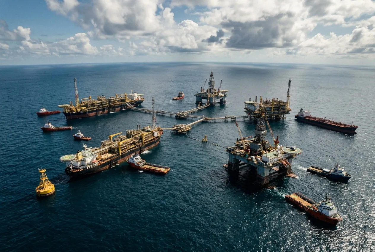 Petróleo e gás representam 17% do PIB industrial brasileiro