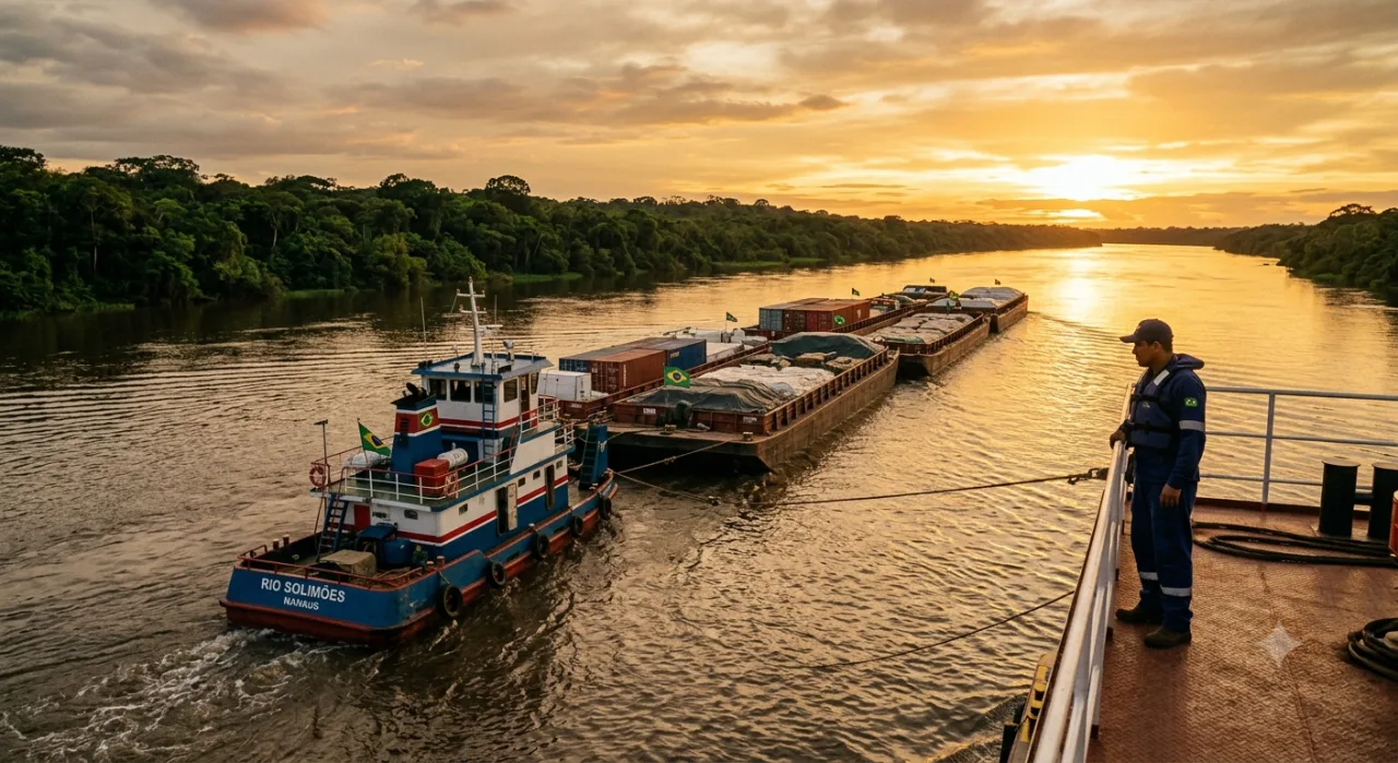 Carreira fluviaria na Amazonia: categorias, hidrovias e salarios