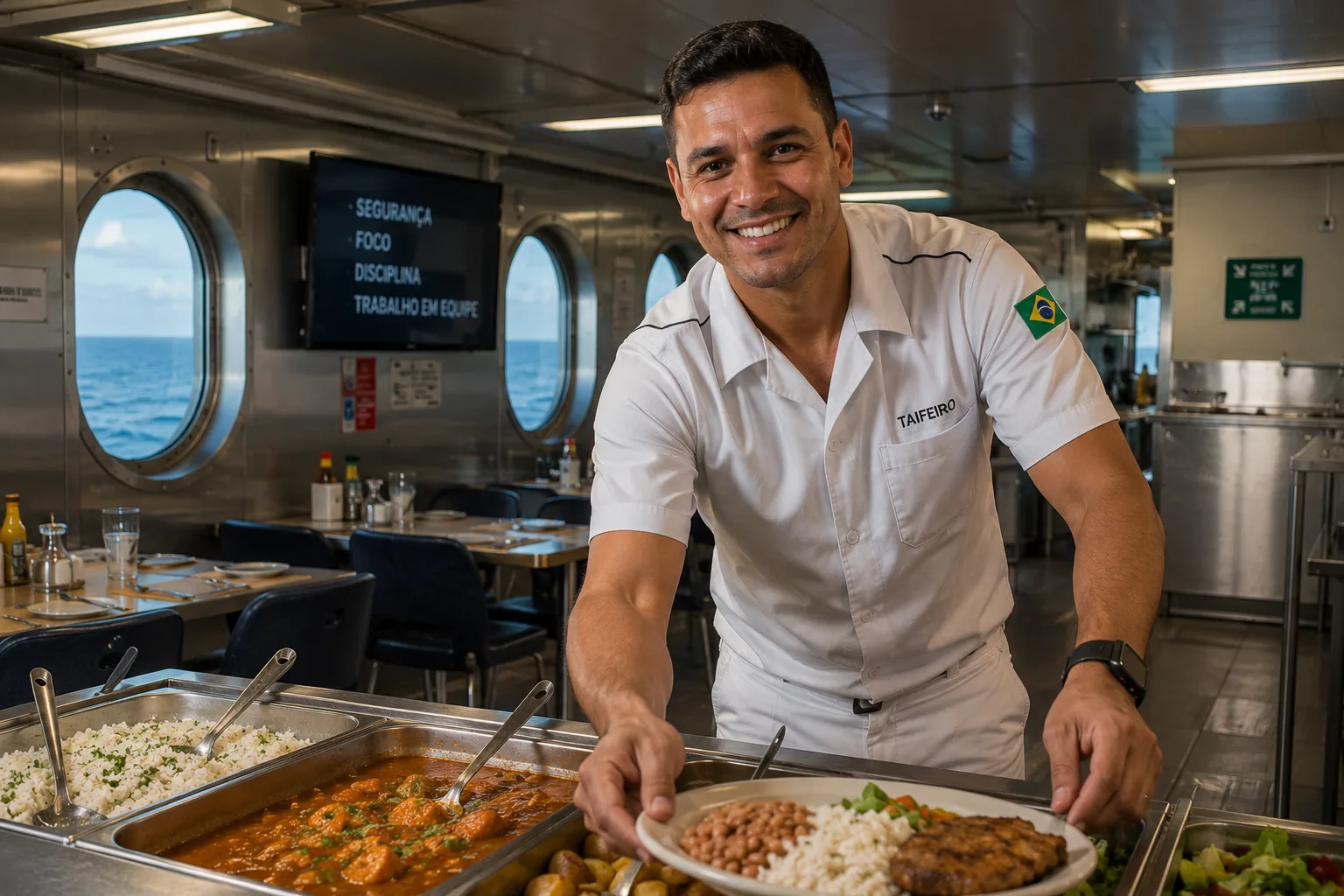 Cozinheiro, garçom e taifeiro podem embarcar? Veja o caminho pelo CAAQ-CT/S