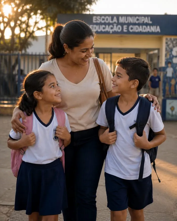 Os filhos numa boa escola